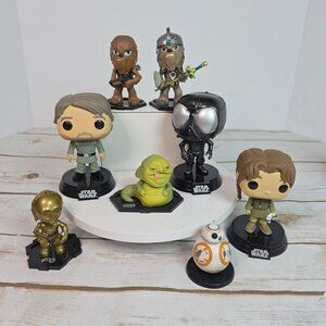 Star Wars Funko Pop Vinyl Collectibles Set Featuring Jyn & Galen Erso BB-8 C-3PO